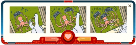 Нов Doodle от Гугъл за деня на влюбените