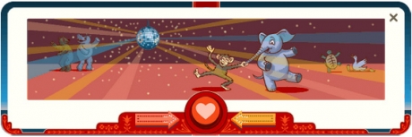 Нов Doodle от Гугъл за деня на влюбените