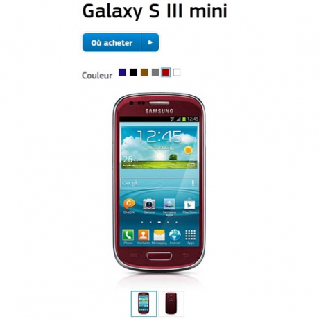 Samsung анонсира Galaxy S III Mini в четири нови цвята