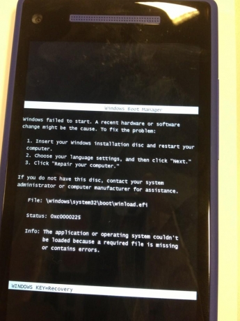 „Екранът на смъртта“ се появи и при Windows Phone 8