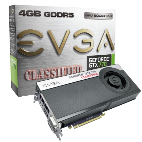Картата EVGA GeForce GTX 770 Classified с 4 GB памет е готова за пускане на пазара