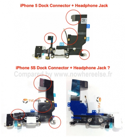 iPhone 5S – предполагаемите снимки на някои компоненти от смартфона