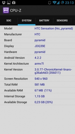 Програмата CPU-Z вече и за Android OS