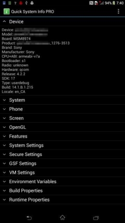 Потвърдени са характеристиките на Sony Xperia Z Ultra