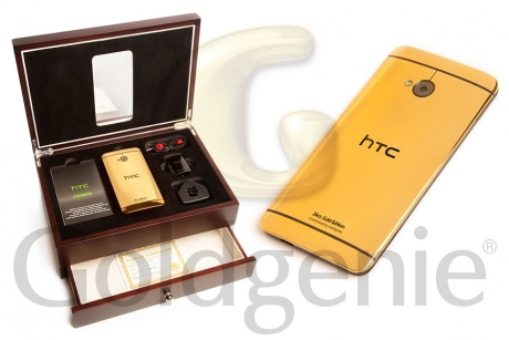 Покриха HTC One с 24-каратово злато