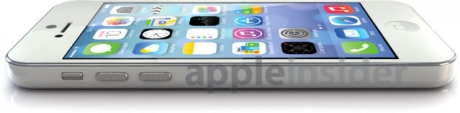 3D-макет на дизайна на бюджетния Apple iPhonе