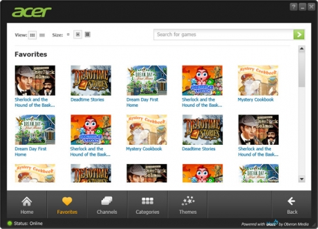 Acer пускат новите си компютри с предварително инсталирани игри