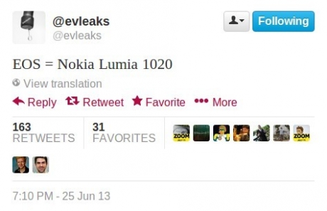 Nokia EOS ще постъпи в продажба под името Lumia 1020