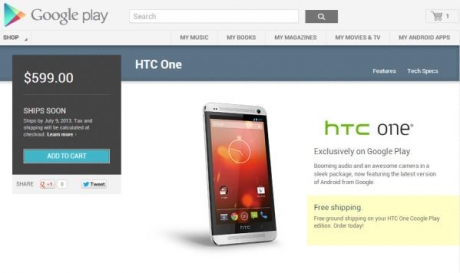 HTC One Google Edition и Samsung Galaxy S4 Google Edition се появиха в Google Play
