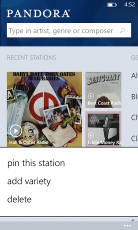 Появи се Pandora за WP8