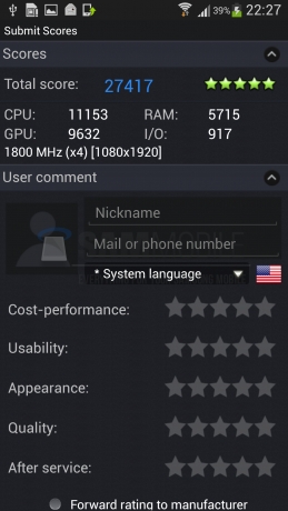 Първи резултати от тестовете за производителността на Samsung Galaxy S IV с чипсета Exynos 5 Octa