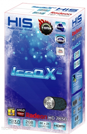 HIS предлага два варианта на Radeon HD 7850 с фирмения охладител IceQ X²