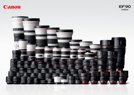 Canon произведоха 90-милионния си EF обектив