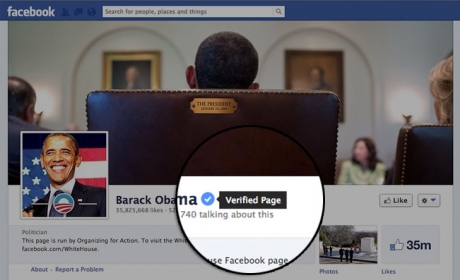 Във Facebook се появи икона за проверка на популярни страници