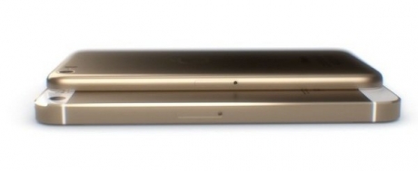 Концепт на 4,8-инчов златист iPhone 6