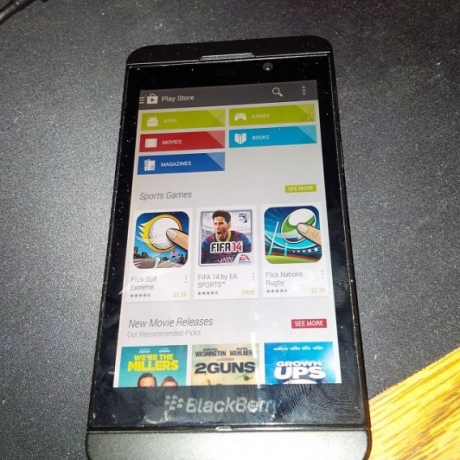 Без Google Play за смартфоните на BlackBerry