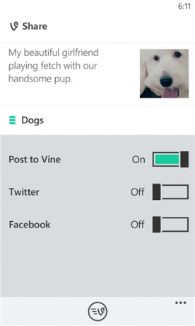 Vine – вече и в Windows Phone