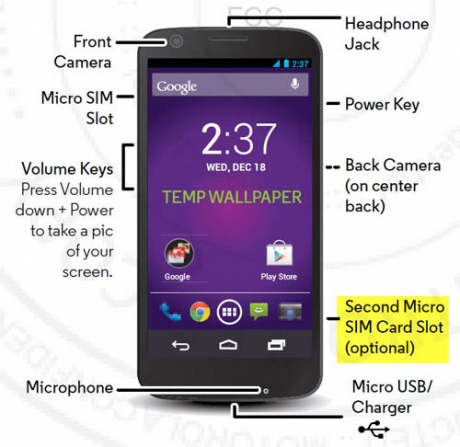 На сайта на FCC е забелязана dual-SIM версията на смартфона Motorola Moto G