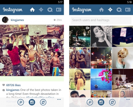 Instagram е достъпен вече и за Windows Phone