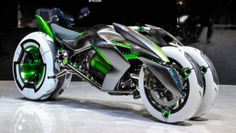Kawasaki представи концепт на триколесен трансформър