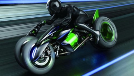 Kawasaki представи концепт на триколесен трансформър