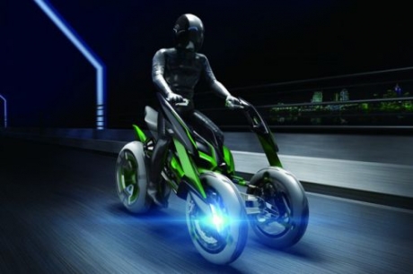 Kawasaki представи концепт на триколесен трансформър