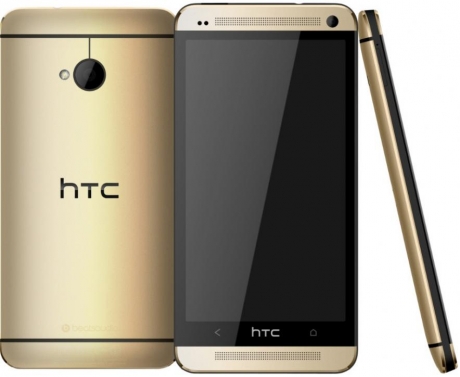 HTC One в златист цвят