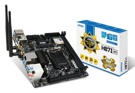 За предварителни поръчки беше пусната компактната дънна платка MSI H87I AC