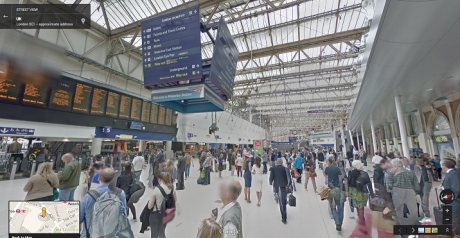 Google Street View вече показва снимки и от летища, гари или метро станции