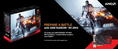 Комплектът Radeon R9 290X плюс Battlefield 4 стана достъпен за предварителни поръчки