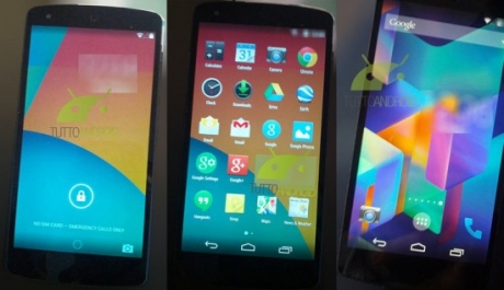 Изтекли снимки на Nexus 5 демонстрират интерфейса в KitKat