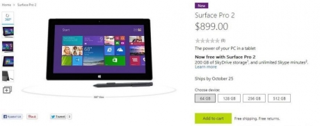 Стартираха продажбите на Microsoft Surface 2 и на Surface Pro 2