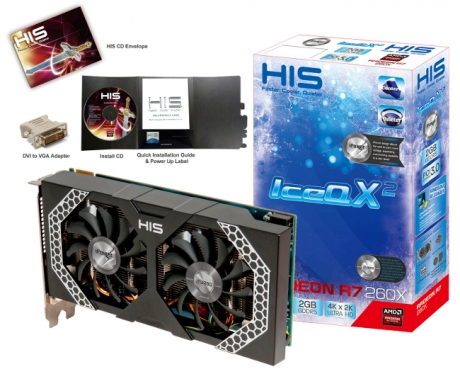 HIS представи адаптера R7 260X iPower IceQ X²