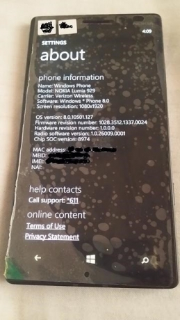 Видео с Full HD смартфона Nokia Lumia 929