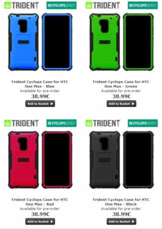Кейсовете за HTC One Max са вече готови