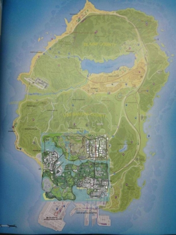 Изтече картата на Grand Theft Auto V