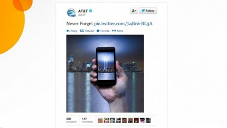 AT&T се извини за „неуместен” пост от 11.09