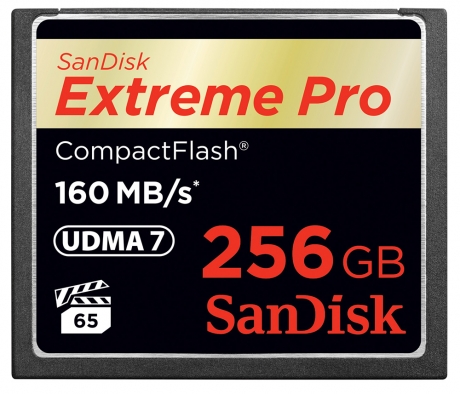 SanDisk представиха първата в света CompactFlash карта с 256GB