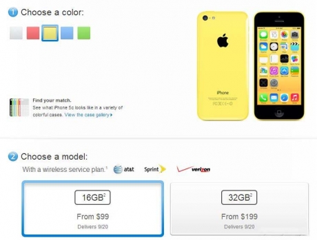 Apple iPhone 5c не предизвиква голямо търсене сред потребителите