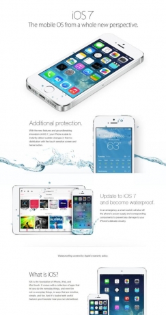 iOS 7 прави iPhone водоустойчив?