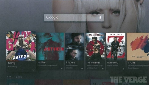 Android TV – първи скрийншотове