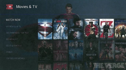Android TV – първи скрийншотове