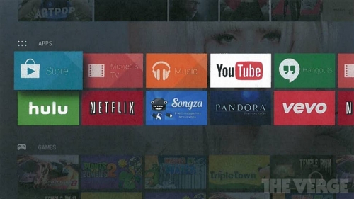 Android TV – първи скрийншотове