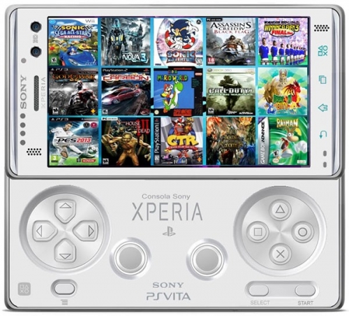 Геймърският смартфон Sony Xperia Z Gaming, представен като концепция