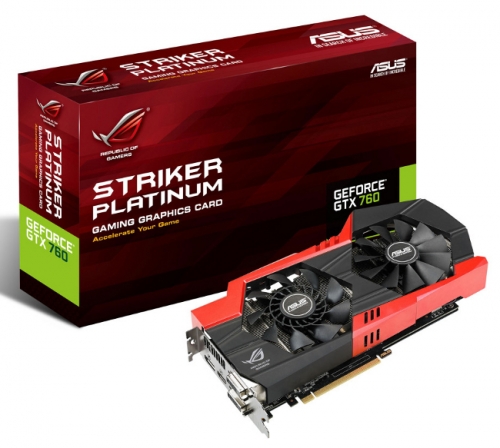 ASUS официално представи геймърската видеокарта ROG Striker GTX 760 Platinum