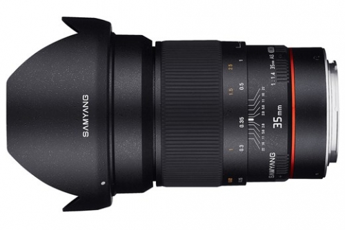 Samyang представиха пет обектива, включително 35-милиметров автофокусен модел за Canon