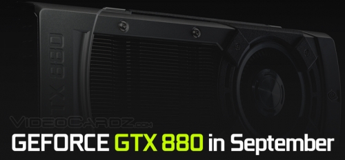 Видеокартата NVIDIA GeForce GTX 880 ще бъде представена в средата на септември