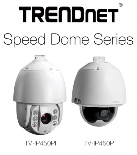 TRENDnet TV-IP450PI и TV-IP450P: две охранителни камери с 320-кратно увеличение