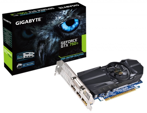 Gigabyte добави на официалния си сайт нископрофилния вариант на GeForce GTX 750 Ti
