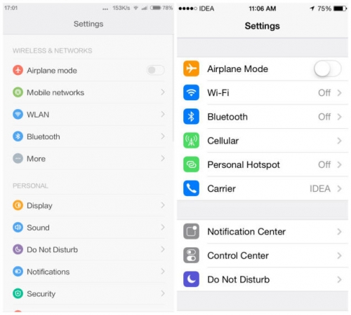 Копира ли операционната система на Xiaomi от iOS?